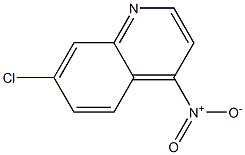 7-Chloro-4-nitroquinoline 化学構造式