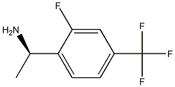 (1R)-1-[2-FLUORO-4-(TRIFLUOROMETHYL)PHENYL]ETHYLAMINE Struktur