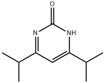 2-Hydroxy-4,6-diisopropylpyrimidine Struktur