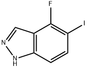 4-Fluoro-5-iodo-1H-indazole Struktur