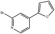 2-Bromo-4-(2-furyl)pyridine 结构式