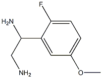 1-(2-FLUORO-5-METHOXYPHENYL)ETHANE-1,2-DIAMINE Structure
