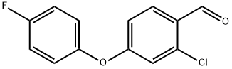 2-Chloro-4-(4-fluorophenoxy)benzaldehyde Structure