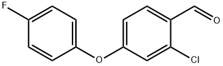 2-Chloro-4-(4-fluorophenoxy)benzaldehyde Struktur