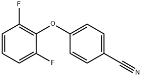 4-(2,6-difluorophenoxy)benzonitrile 结构式