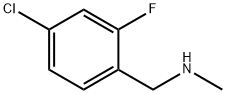 (4-Chloro-2-fluorobenzyl)methylamine Struktur