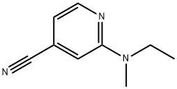 2-(ethyl(Methyl)aMino)isonicotinonitrile Struktur
