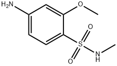 4-amino-2-methoxy-N-methylbenzene-1-sulfonamide 化学構造式