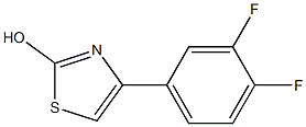 2-Hydroxy-4-(3,4-difluorophenyl)thiazole Structure