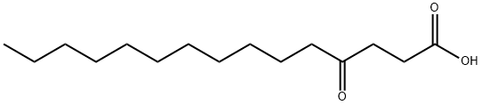4-オキソペンタデカン酸 化学構造式