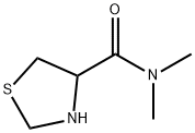 N,N-二甲基-1,3-噻唑IDINE-4-甲酰胺, 1103879-74-8, 结构式