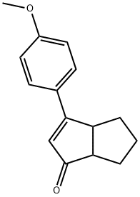 3-(4-methoxyphenyl)-4,5,6,6a-tetrahydropentalen-1(3aH)-one Structure