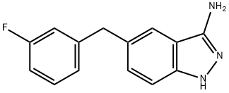 5-(3-氟苄基)-1H-吲唑-3-胺,1108745-33-0,结构式
