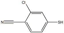2-chloro-4-mercaptobenzonitrile Structure