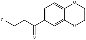 3-chloro-1-(2,3-dihydro-1,4-benzodioxin-6-yl)propan-1-one Structure