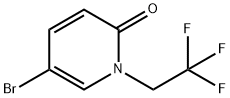 5-bromo-1-(2,2,2-trifluoroethyl)pyridin-2(1H)-one Structure