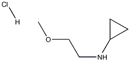 N-(2-甲氧基乙基)环丙胺盐酸盐,1116589-38-8,结构式