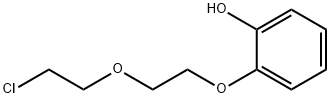 Phenol, 2-[2-(2-chloroethoxy)ethoxy]- Struktur