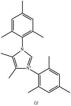 1,3-二均三甲苯基-4,5-二甲基-1H-咪唑-3-鎓氯化物, 1118916-80-5, 结构式
