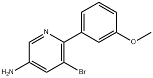 3-Amino-5-bromo-6-(3-methoxyphenyl)pyridine|