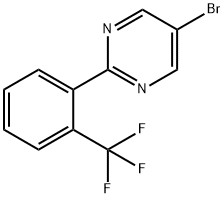 5-Bromo-2-(2-trifluoromethylphenyl)pyrimidine Structure