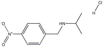 [(4-nitrophenyl)methyl](propan-2-yl)amine hydrochloride Structure