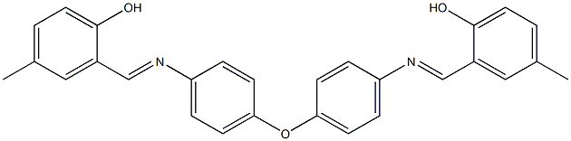 2-{[(4-{4-[(2-hydroxy-5-methylbenzylidene)amino]phenoxy}phenyl)imino]methyl}-4-methylphenol|