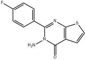 3-amino-2-(4-fluorophenyl)thieno[2,3-d]pyrimidin-4(3H)-one,1123783-67-4,结构式