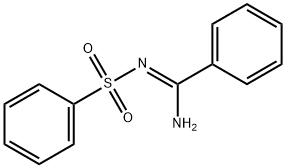 N-[1-Amino-1-phenyl-meth-(Z)-ylidene]-benzenesulfonamide Structure