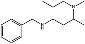 N-benzyl-1,2,5-trimethylpiperidin-4-amine 化学構造式