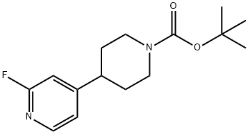 tert-butyl 4-(2-fluoropyridin-4-yl)piperidine-1-carboxylate Structure