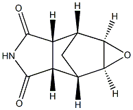 (1aR,2R,2aR,5aS,6S,6aS)-tetrahydro-1aH-2,6-methanooxireno[2,3-f] isoindole-3,5(4H,5aH)-dione 化学構造式