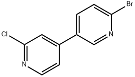 2-Bromo-5-(2-chloro-4-pyridyl)pyridine Structure