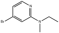 4-Bromo-2-(methylethylamino)pyridine Structure