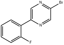 2-Bromo-5-(2-fluorophenyl)pyrazine Struktur