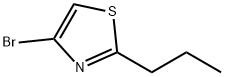 4-Bromo-2-(n-propyl)thiazole 结构式