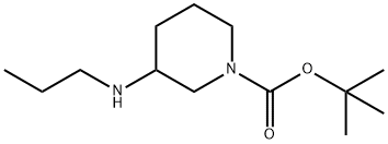 Tert-Butyl-3-(Propylamino)Piperidine-1- Carboxylate Structure