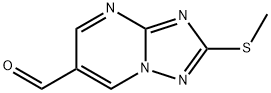 2-(METHYLSULFANYL)-[1,2,4]TRIAZOLO[1,5-A]PYRIMIDINE-6-CARBALDEHYDE,1148027-11-5,结构式