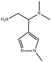 [2-amino-1-(1-methyl-1H-pyrazol-4-yl)ethyl]dimethylamine, 1152666-76-6, 结构式