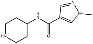 1-methyl-N-(piperidin-4-yl)-1H-pyrazole-4-carboxamide,1152905-55-9,结构式