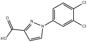 1-(3,4-二氯苯基)吡唑-3-甲酸,1152949-12-6,结构式