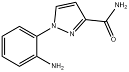 1-(2-aminophenyl)-1H-pyrazole-3-carboxamide 化学構造式