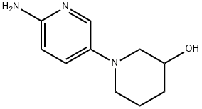 1-(2-AMINO-5-PYRIDINYL)-3-PIPERIDINOL,1154145-37-5,结构式