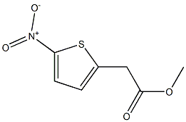 2-(5-硝基-2-噻吩基)乙酸甲酯, 1154278-32-6, 结构式