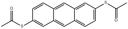 S,S'-anthracene-2,6-diyl diethanethioate Struktur