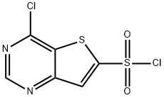 4-chlorothieno[3,2-d]pyrimidine-6-sulfonyl chloride Structure