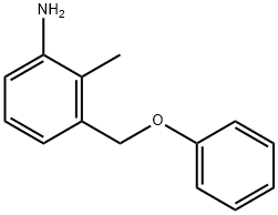 2-methyl-3-(phenoxymethyl)aniline Structure