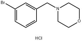 4-[(3-bromophenyl)methyl]morpholine hydrochloride,1158406-63-3,结构式