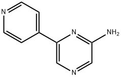 2-AMINO-6-(4-PYRIDYL)PYRAZINE Structure