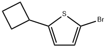 2-Bromo-5-(cyclobutyl)thiophene Struktur